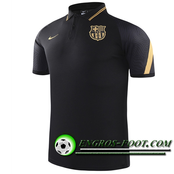 Polo Foot FC Barcelone Noir 2021/2022