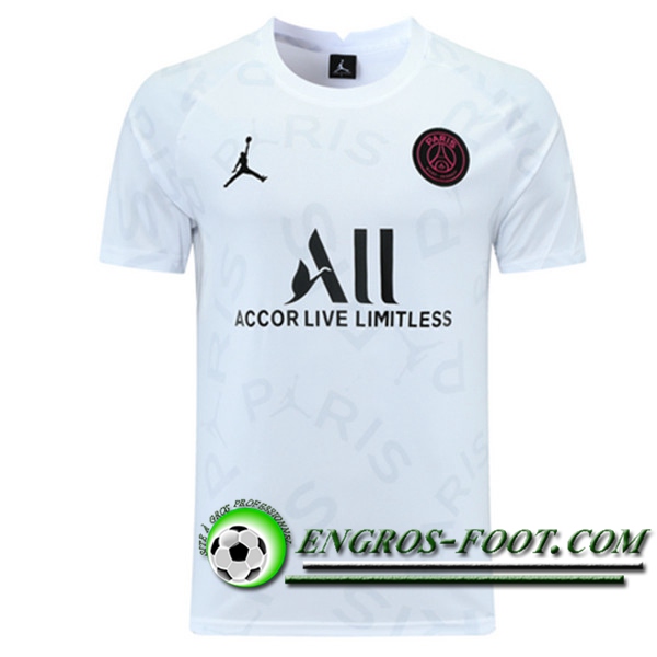 Training T-Shirts PSG Jordan Blanc 2021/2022