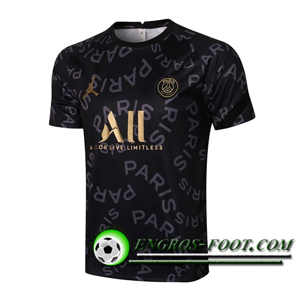 Training T-Shirts PSG Jordan Noir 2021/2022