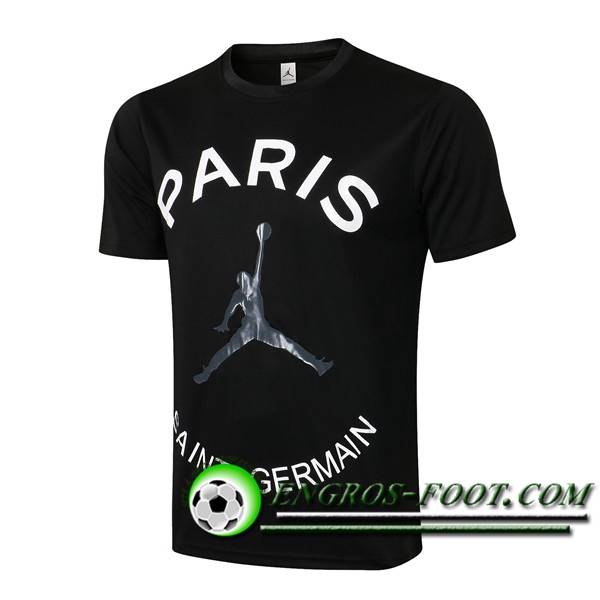 Training T-Shirts PSG Jordan Blanc/Noir 2021/2022