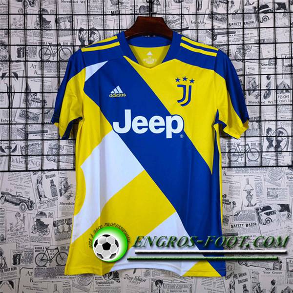 Training T-Shirts Juventus Bleu/Jaune 2021/2022