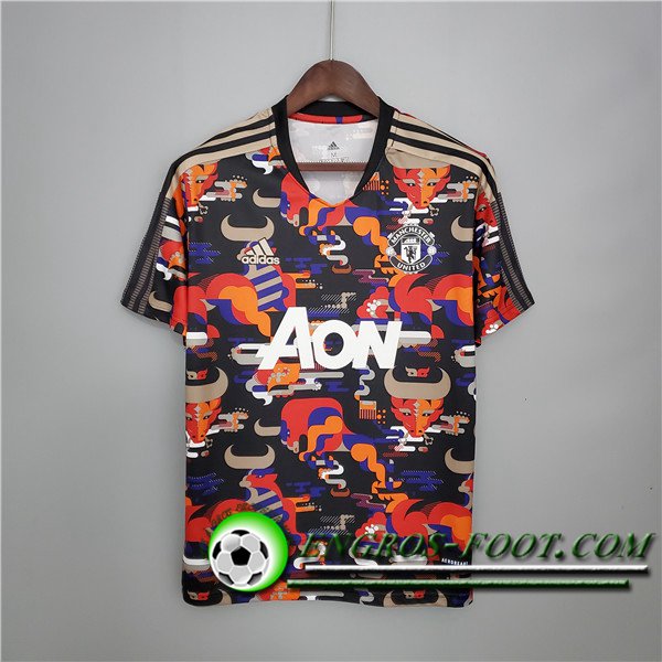 Training T-Shirts Manchester United Rouge/Noir 2021/2022