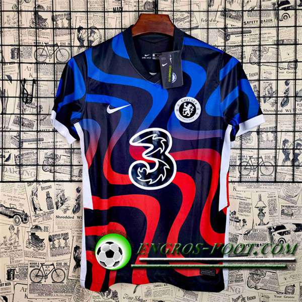 Training T-Shirts FC Chelsea Bleu/Rouge 2021/2022