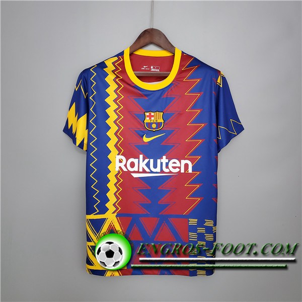 Training T-Shirts FC Barcelone Rouge/Bleu 2021/2022