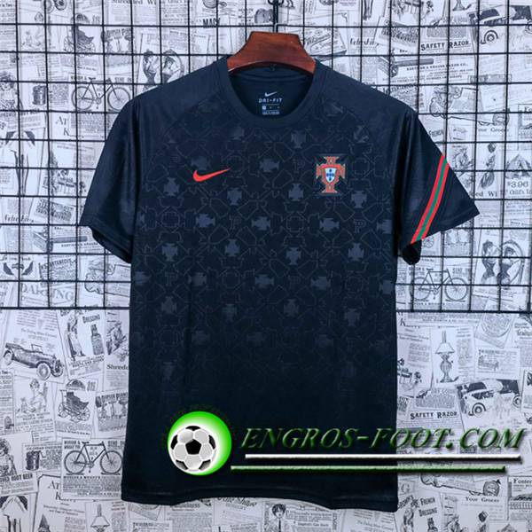 Training T-Shirts Portugal Noir 2021/2022