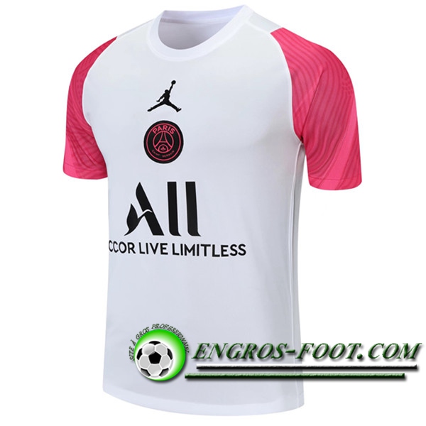 Training T-Shirts PSG Jordan Rouge 2021/2022