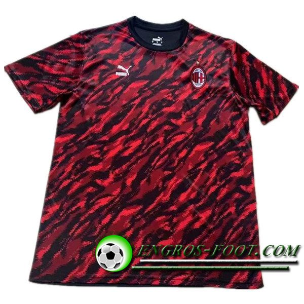 Training T-Shirts Milan AC Noir/Rouge 2021/2022