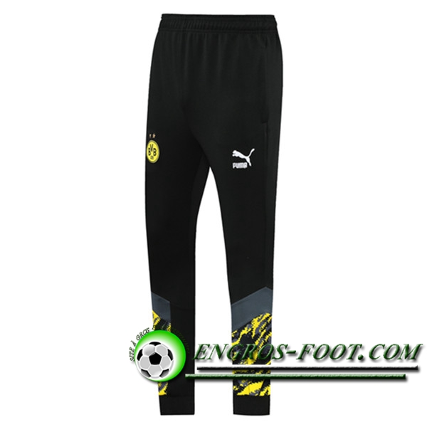 Training Pantalon Foot Dortmund BVB Noir/Jaune 2021/2022 -01