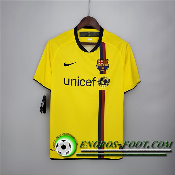 Maillot de Foot FC Barcelone Retro Exterieur 2008/2009