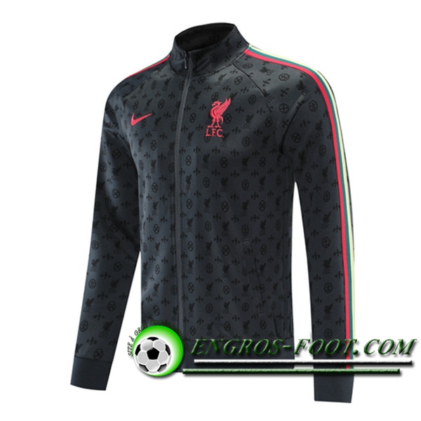 Nouveaux Veste Foot FC Liverpool Grise 2021/2022