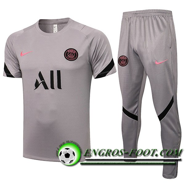 Ensemble Polo Jordan PSG + Pantalon Gris 2021/2022