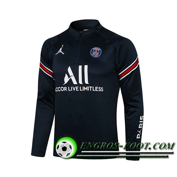 Sweatshirt Training Jordan PSG Noir 2021/2022