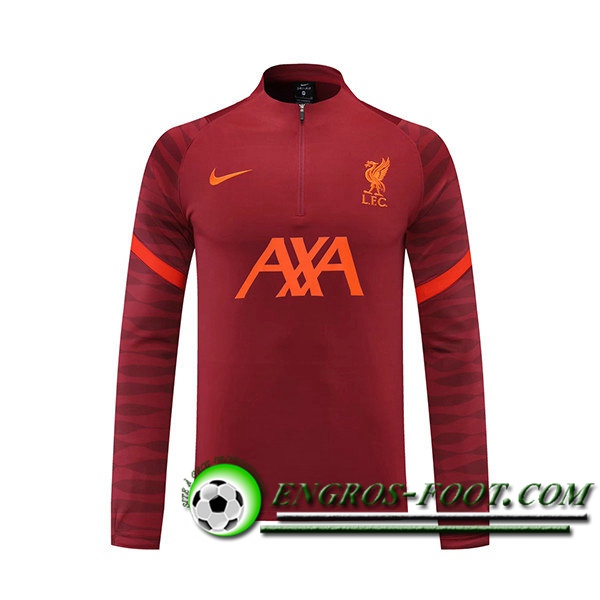 Sweatshirt Training FC Liverpool Rouge 2021/2022