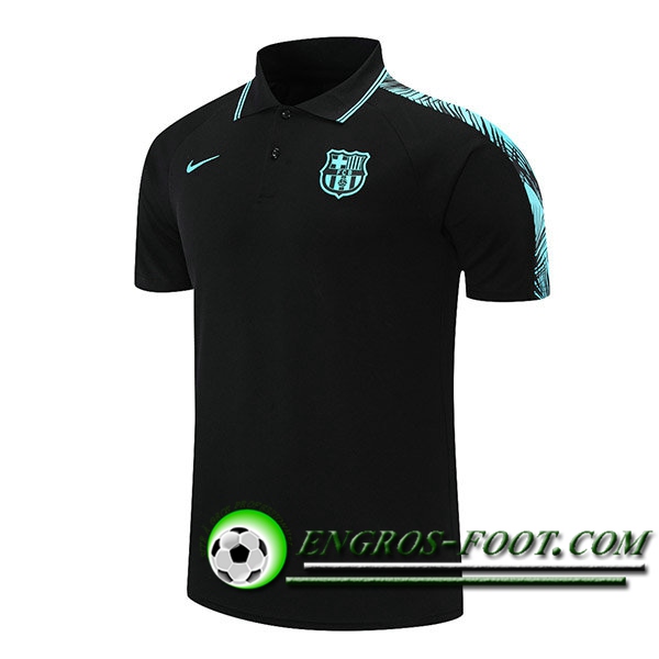 Polo Foot FC Barcelone Bleu/Noir 2021/2022