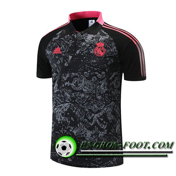 Polo Foot Real Madrid Rouge/Noir 2021/2022