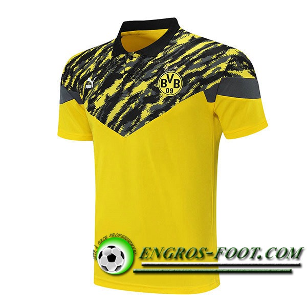 Polo Foot Dortmund BVB Jaune/Noir 2021/2022