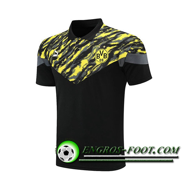 Polo Foot Dortmund BVB Noir/Jaune 2021/2022