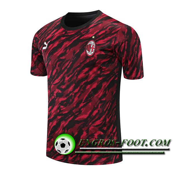 Training T-Shirts Milan AC Rouge/Noir 2021/2022