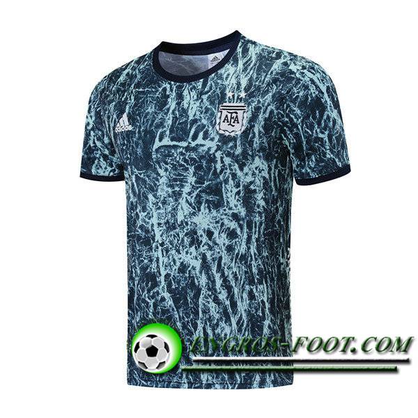 Training T-Shirts Argentina Noir/Bleu 2021/2022