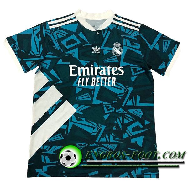 Training T-Shirts Real Madrid Noir/Bleu 2021/2022