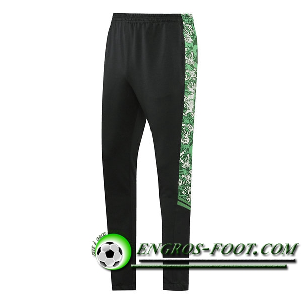 Training Pantalon Foot Manchester City Noir/Vert 2021/2022