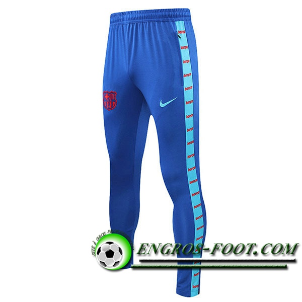 Training Pantalon Foot FC Barcelone Bleu 2021/2022 -01