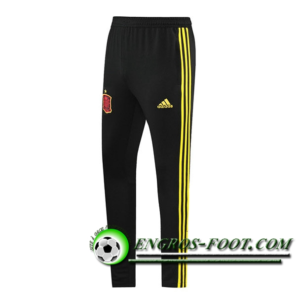 Training Pantalon Foot Espagne Rouge/Noir/Jaune