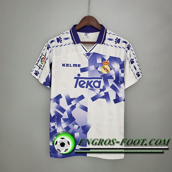 Maillot de Foot Real Madrid Retro Exterieur 1996/1998