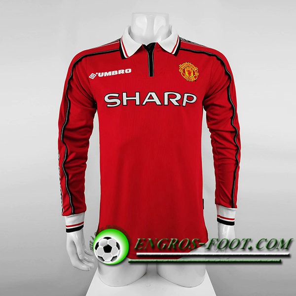 Maillot de Foot Manchester United Retro Domicile 1998/1999