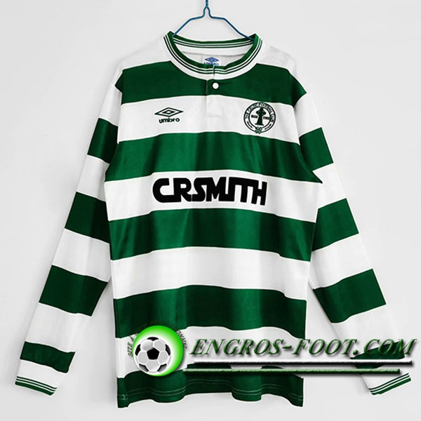 Maillot de Foot Celtic FC Retro Domicile Manche Longue 1987/1988