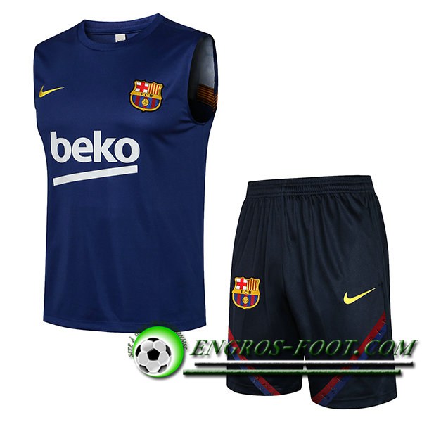 Debardeur Foot FC Barcelone Bleu 2021/2022