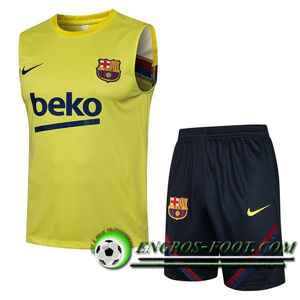 Debardeur Foot FC Barcelone Jaune 2021/2022