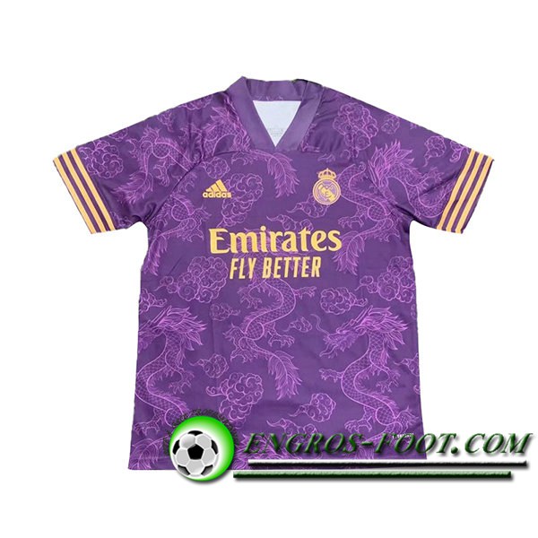 Maillot de Foot Real Madrid Concept Edition Pourpre 2021/2022