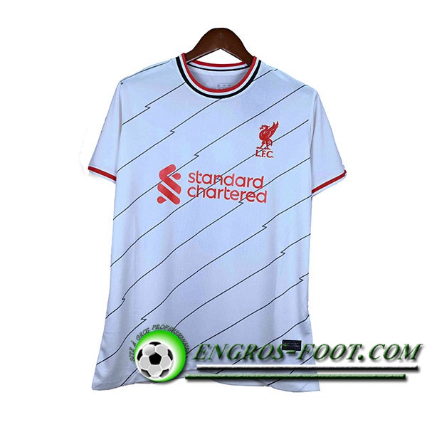 Maillot de Foot FC Liverpool Exterieur Blanc 2021/2022