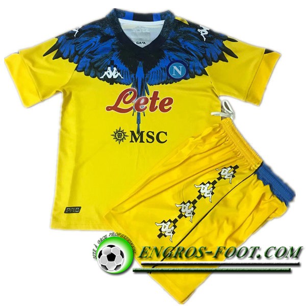 Maillot SSC Naples Enfant Limited Edition Jaune 2021/2022