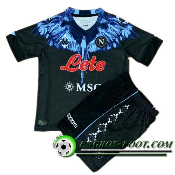 Maillot SSC Naples Enfant Limited Edition Bleu/Noir 2021/2022