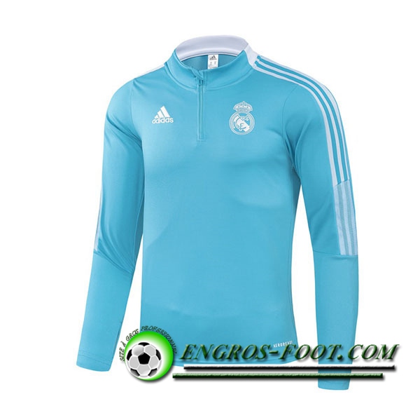 Sweatshirt Training Real Madrid Bleu 2021/2022