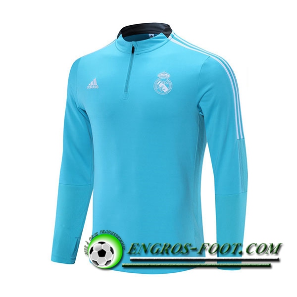 Sweatshirt Training Real Madrid Bleu Clair 2021/2022