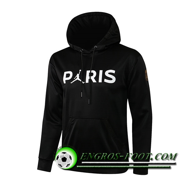 Sweatshirt Training Capuche Jordan PSG Noir Classic 2021/2022 -1