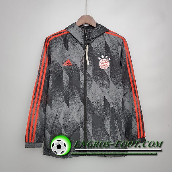 Coupe-Vent Bayern Munich Noir/Gris 2021/2022