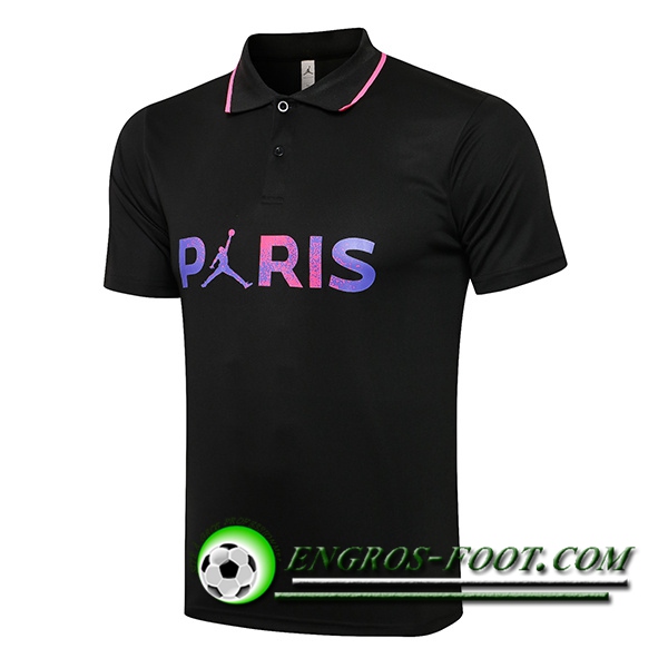 Polo Foot Jordan PSG Noir Classic 2021/2022