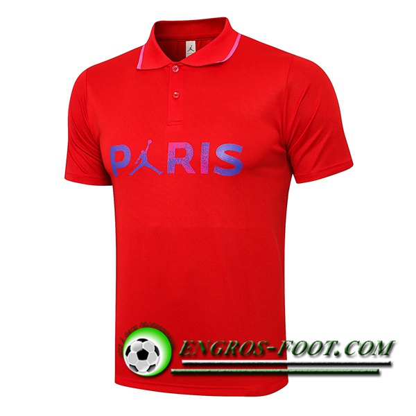 Polo Foot Jordan PSG Rouge Classic 2021/2022