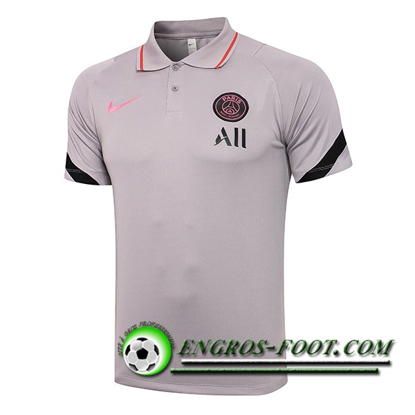 Polo Foot PSG Gris Classic 2021/2022