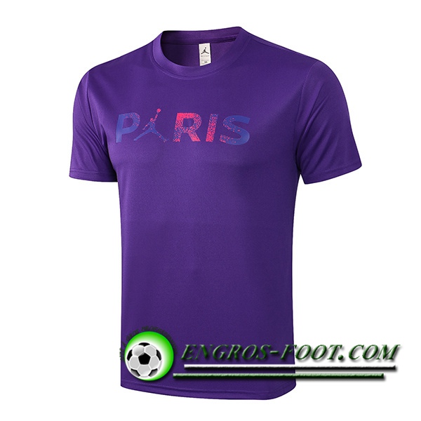 Training T-Shirts Jordan PSG Classic Pourpre 2021/2022