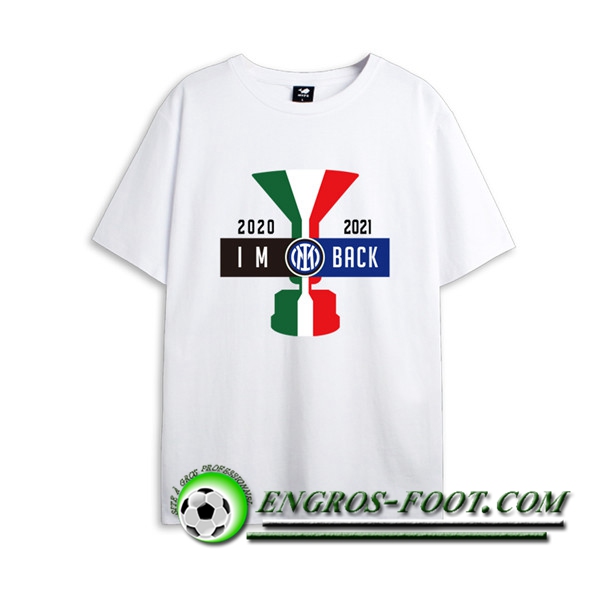 T-Shirts Inter IM Scudetto Blanc 2020/2021