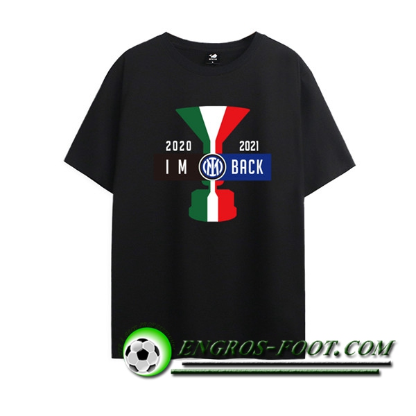 T-Shirts Inter IM Scudetto Noir 2020/2021