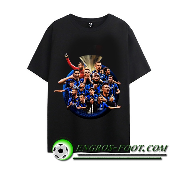 T-Shirts Inter Milan Serie A Scudetto Noir 2021