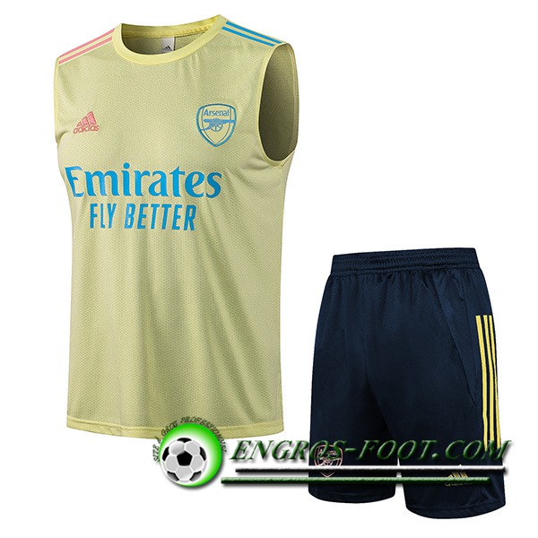 Ensemble Training T-Shirts Arsenal + Short Vert 2021/2022