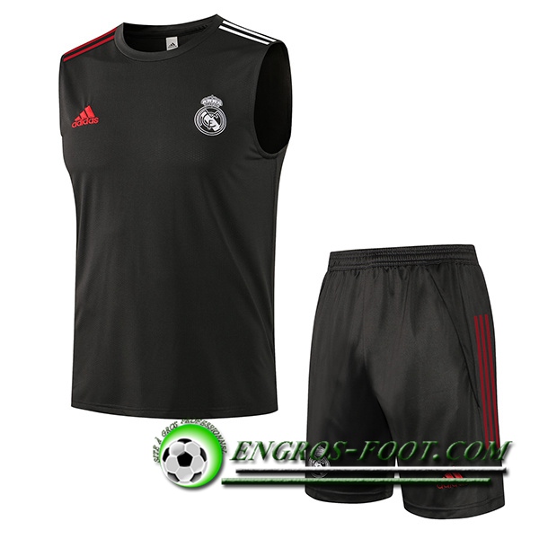 Ensemble Training T-Shirts Real Madrid + Short Noir 2021/2022