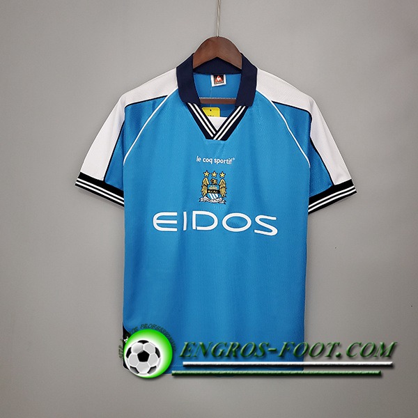 Maillot de Foot Manchester City Retro Domicile 1999/2001